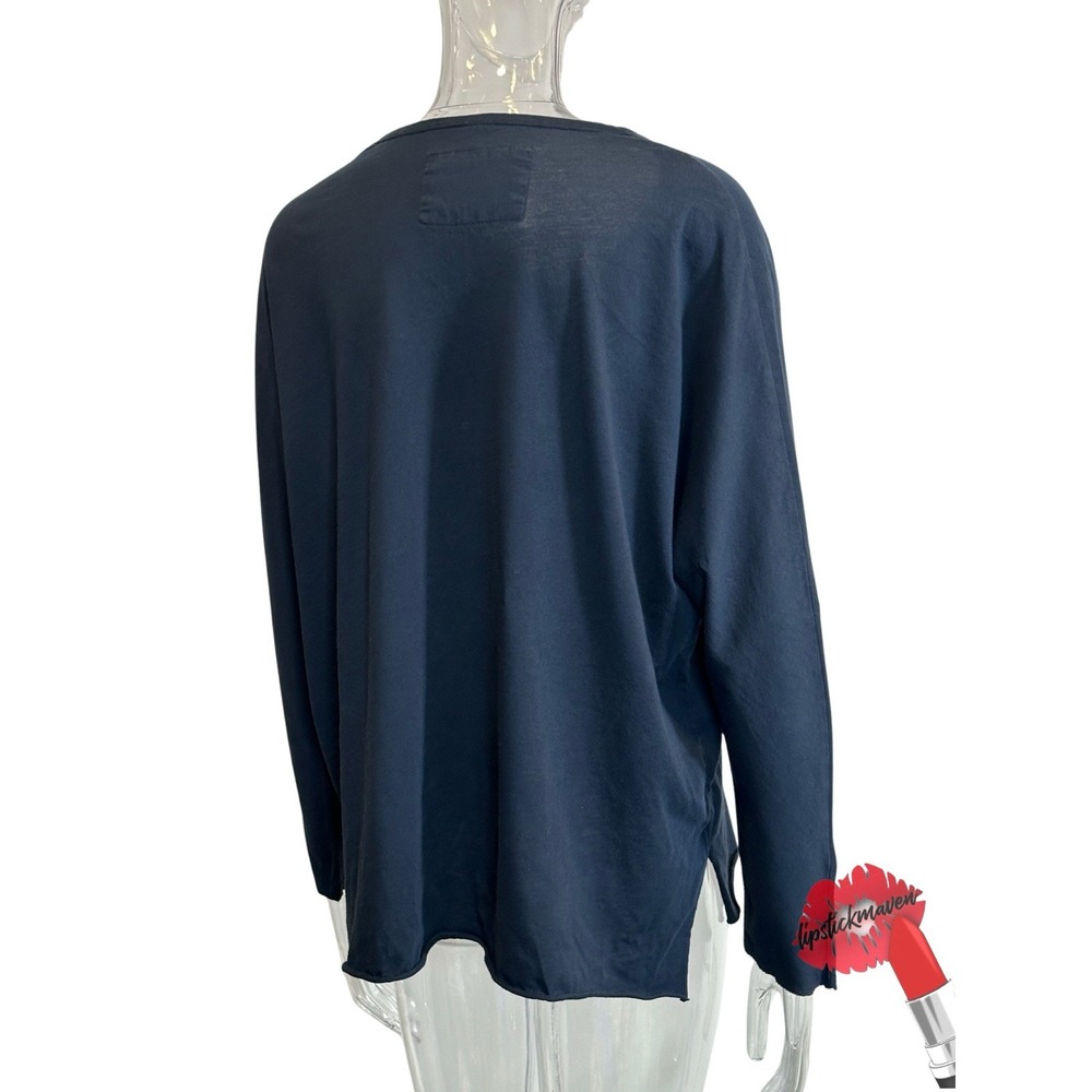Frank & Eileen 100% Supima Cotton Shirt Small Sleeve Black Quiet Luxury LAB517LJ - Picture 2 of 7